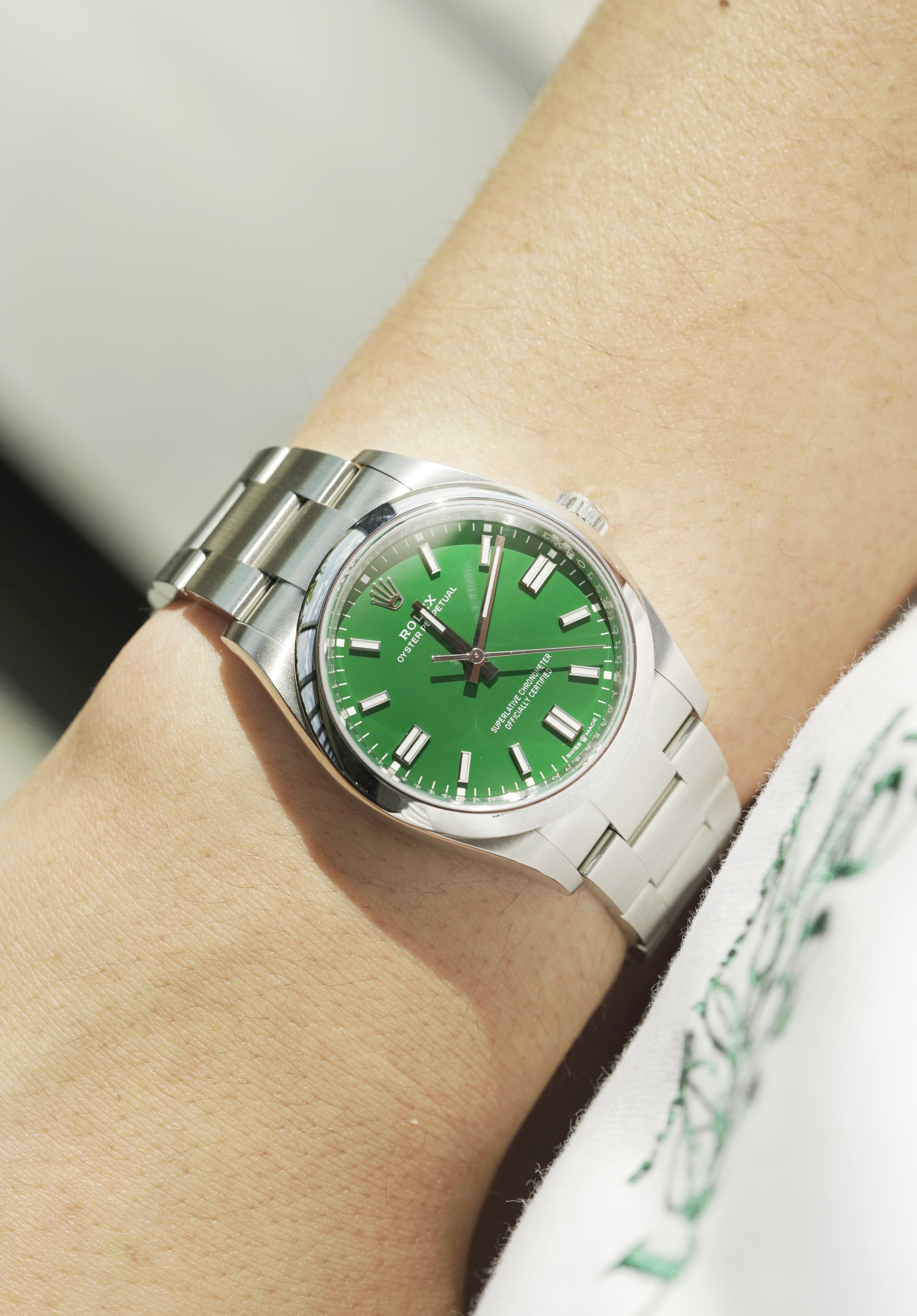 ROL02102302DP - Oyster Perpetual 36 Green - 126000-004-min