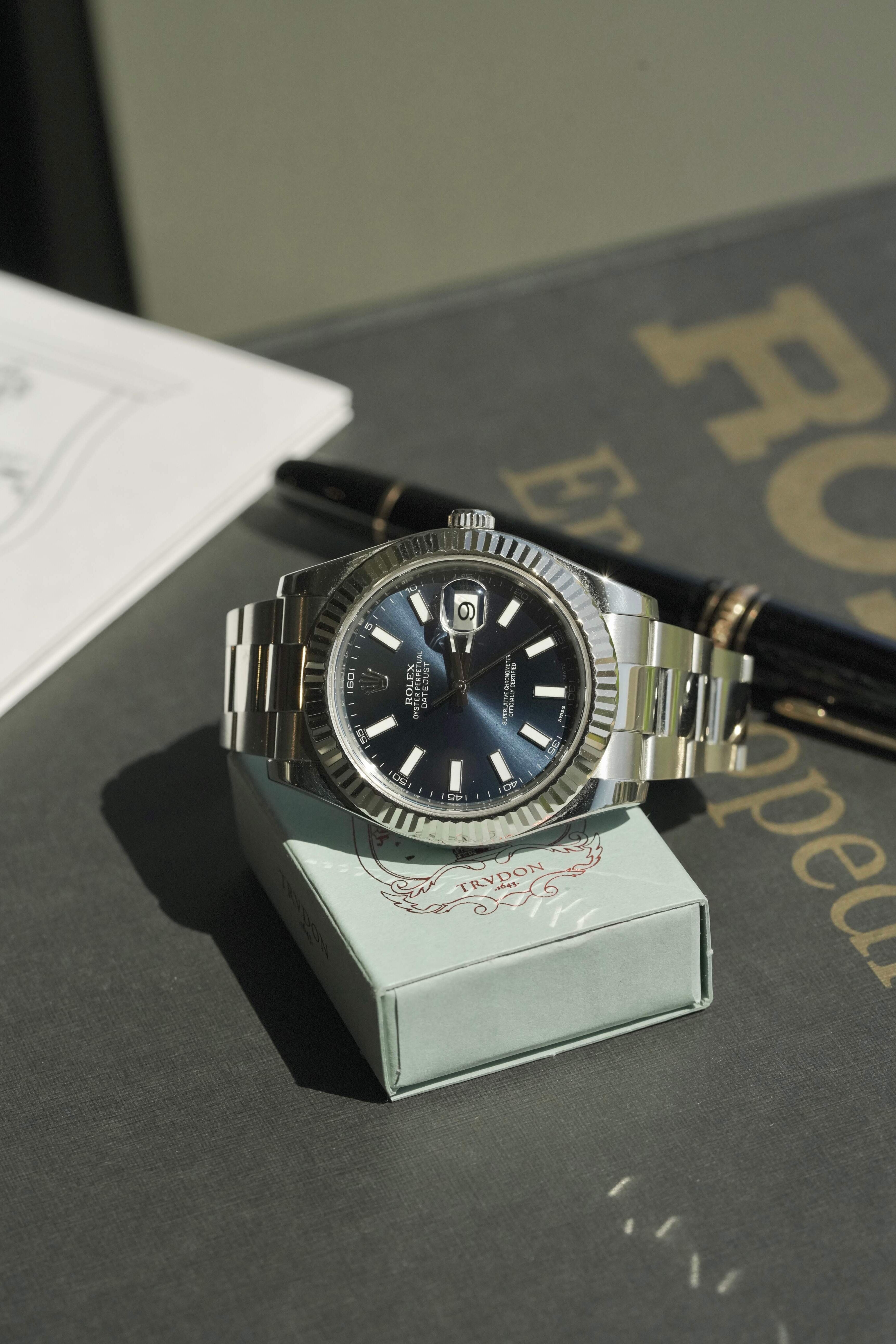 ROL08022405DP - Datejust 41 Blue Fluted Oyster  005