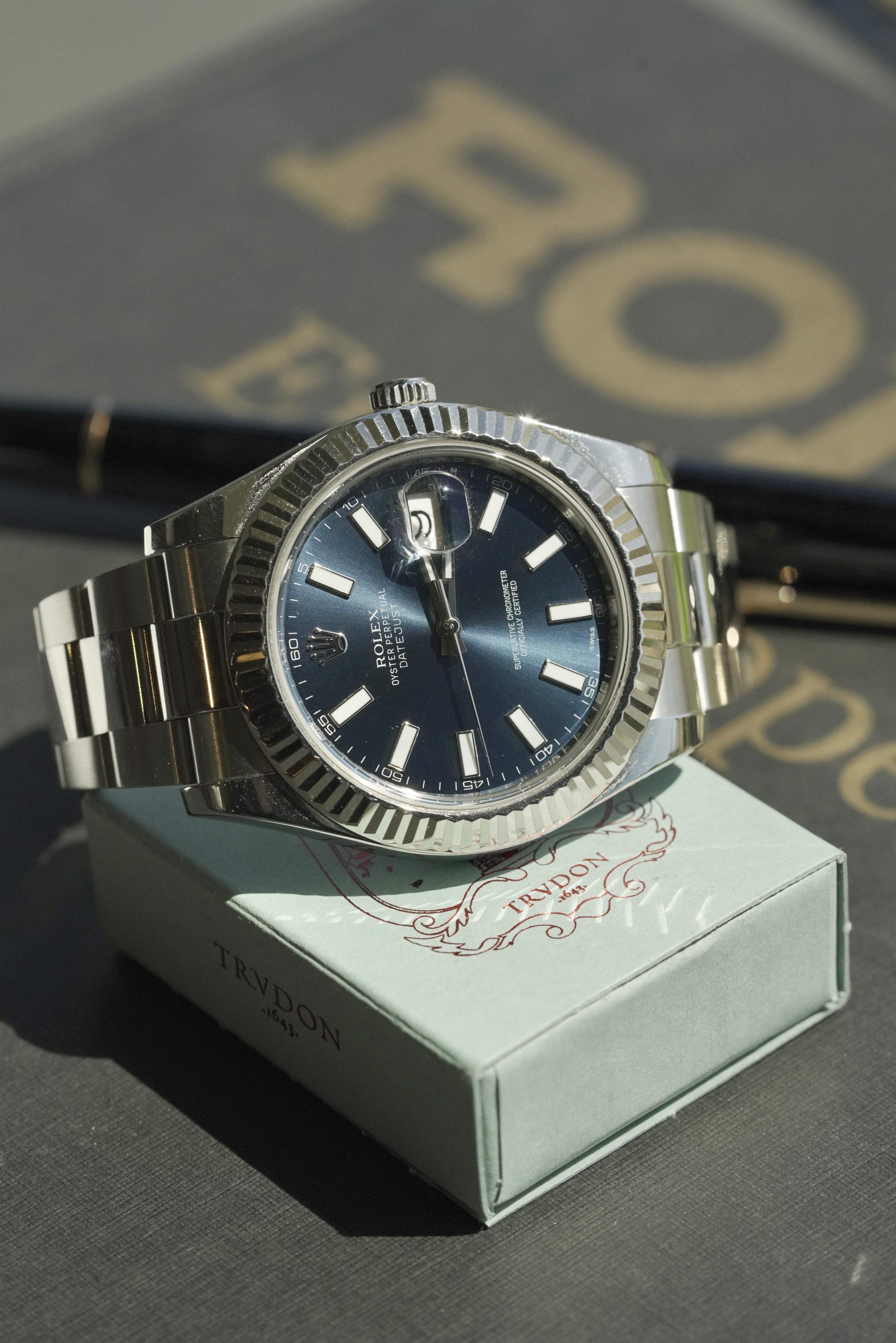 ROL08022405DP - Datejust 41 Blue Fluted Oyster  007